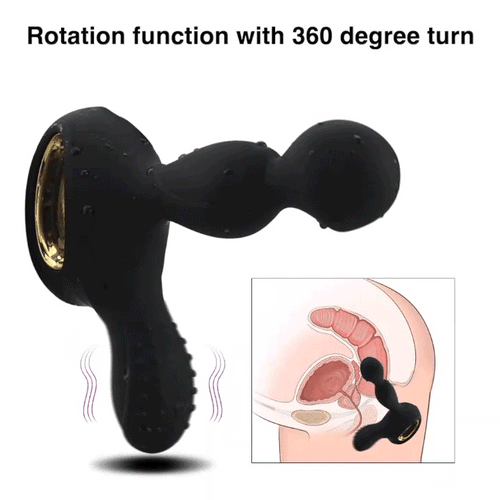 'Make Me Cum VIP luxury Prostate Stimulator with 360 degrees rotation- 10 stimulation modes